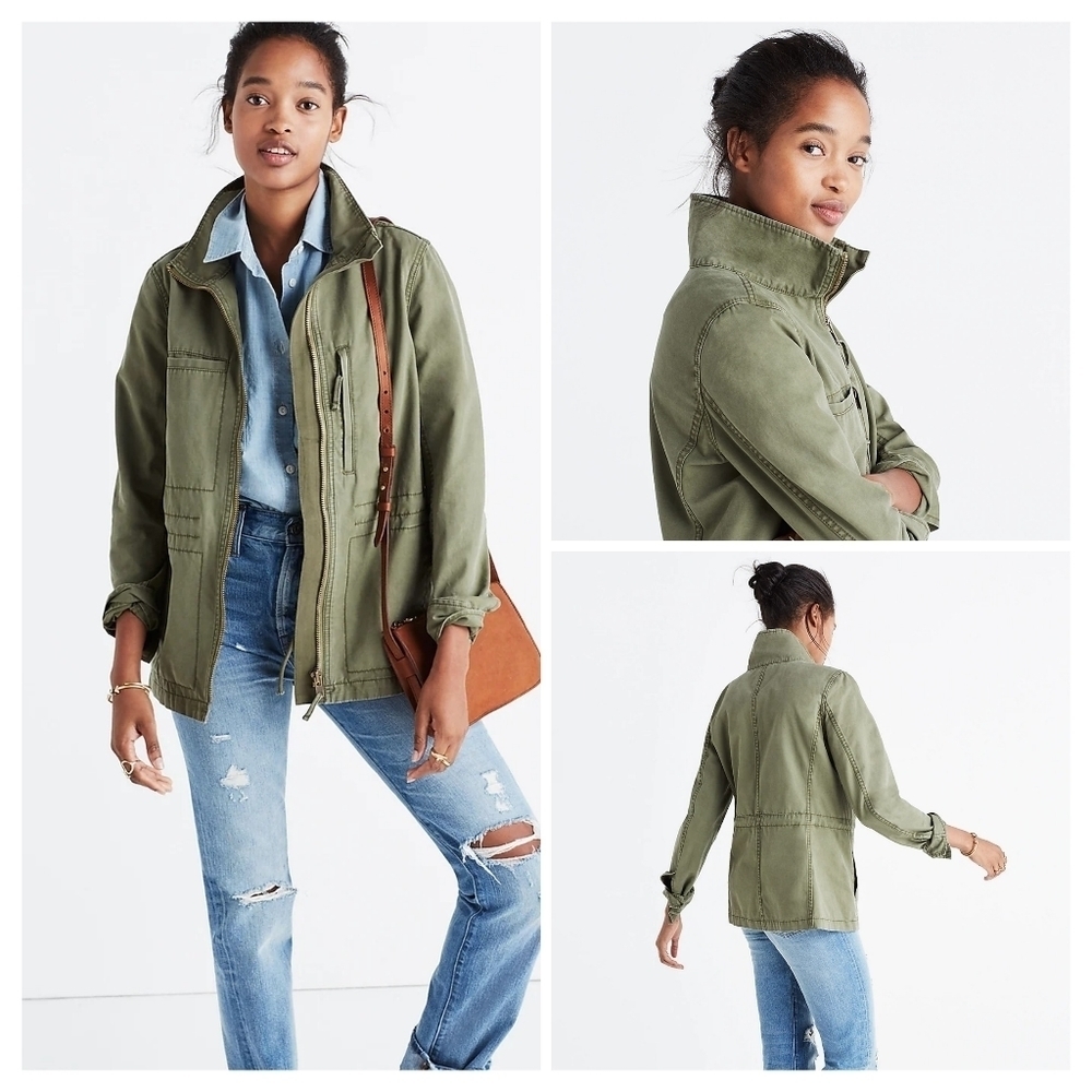 Madewell Olive Utility Jacket